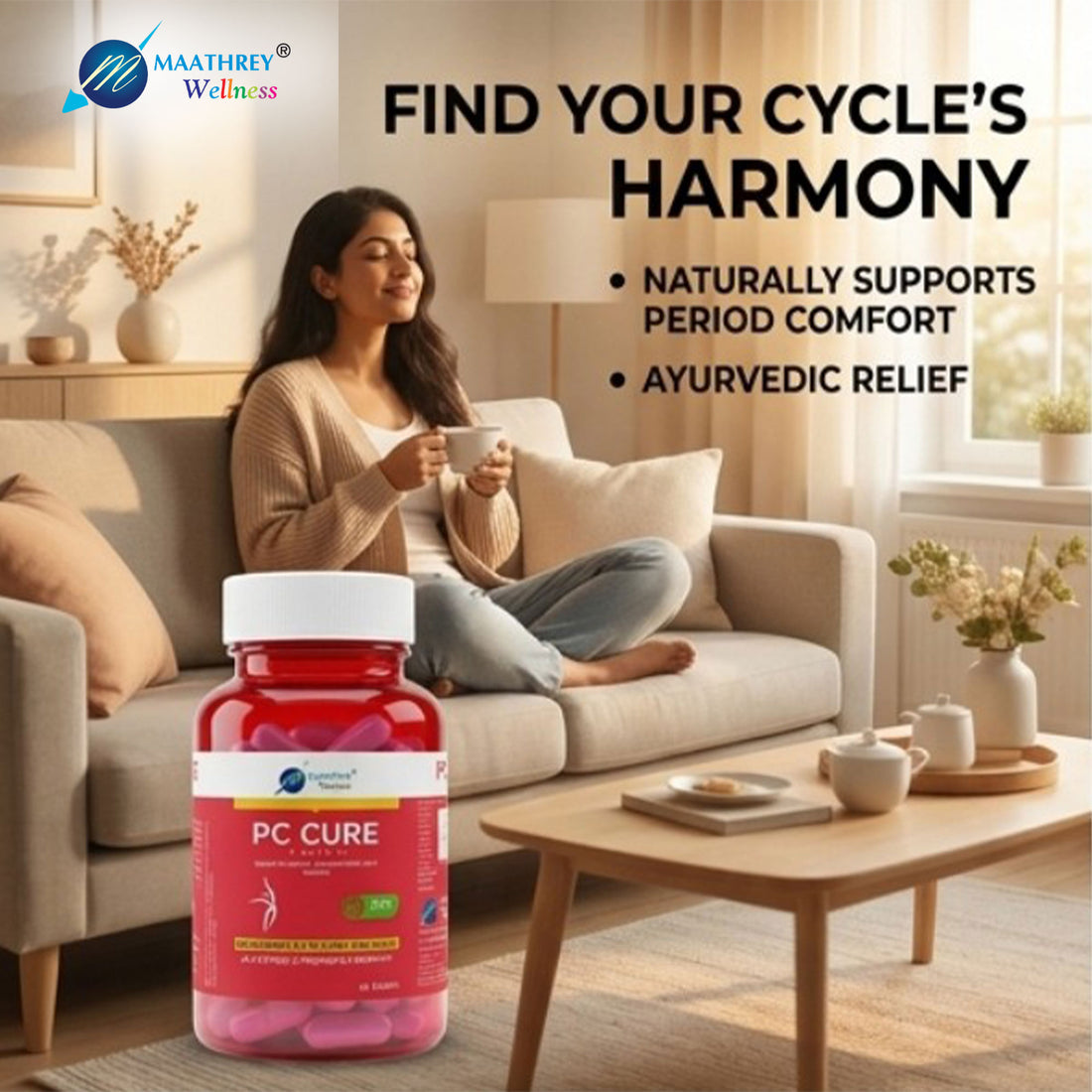 PC Cure Tablets – Women’s Health & Hormonal Balance Support