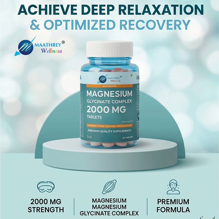 Magnesium Glycinate Tablets – For Sleep & Muscle Recovery