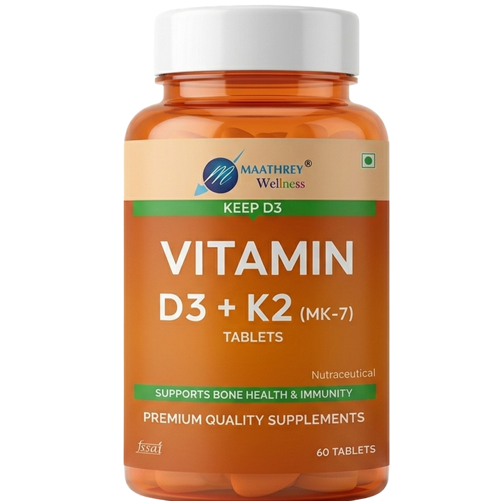 Keep D3 Vitamin D3 + K2 Tablets – For Bone Health & Immunity