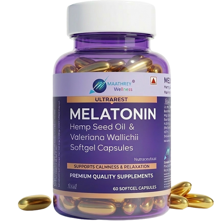 Ultrarest Melatonin Softgel Capsules – For Relaxation & Sleep Support